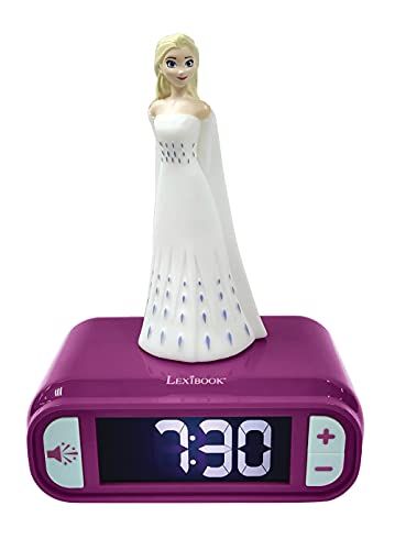 Frozen 2 Elsa Nightlight Alarm Clock – Light Up, Sounds & Snooze Fun!