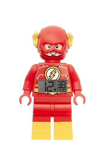 LEGO Red Mini Figure Alarm Clock – 9 Inch Digital LCD with Sound & Snooze.