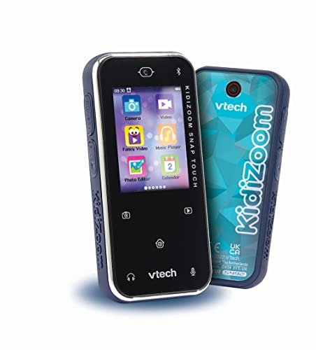 VTech KidiZoom Snap Touch Blue – Kids’ 5MP Camera, Games, MP3 Player & More!