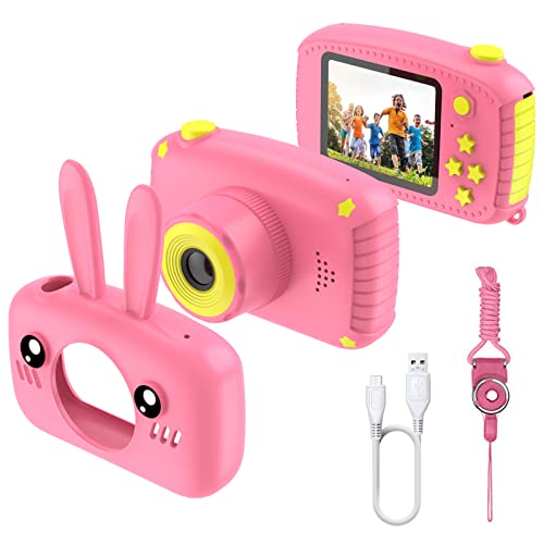 Kids Digital Camera for Girls 3-12 Years, 2″ Screen, 32GB SD Card – Creative Gifts