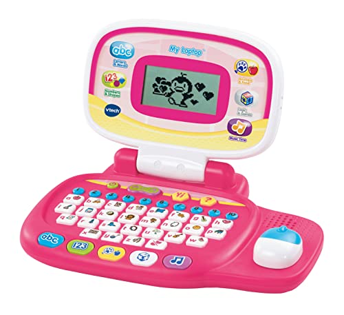 VTech Preschool Laptop – Interactive Educational Toy for Kids (Ages 3+) – Pink