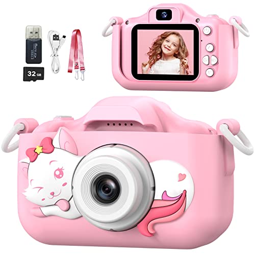 Mgaolo Kids Camera for 3-12 Years – Portable Digital Video Camera with Silicone Case