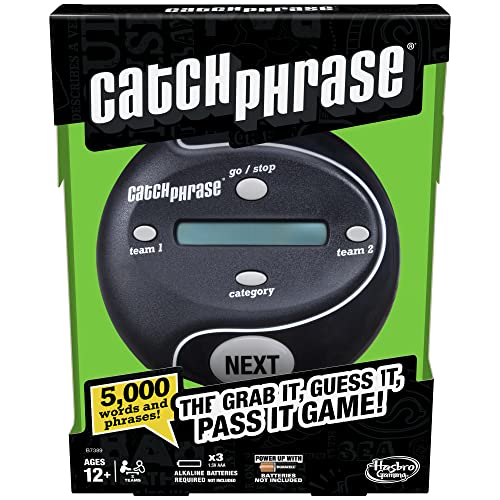 Catch Phrase Electronic Game by Hasbro – Fun & Fast Party Game for All