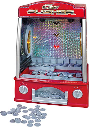 Invero Mini Coin Pusher Arcade Machine – Fun Penny Falls Game for Kids & Families