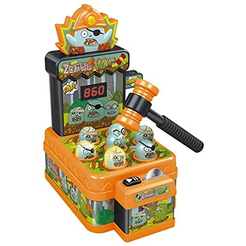 Whack-a-Mole Electronic Arcade Game with Coin & Hammers – Fun for All!