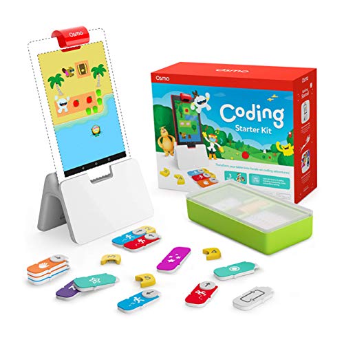 Osmo Coding Starter Kit for Fire Tablet – 3 Learning Games for Ages 5-10+