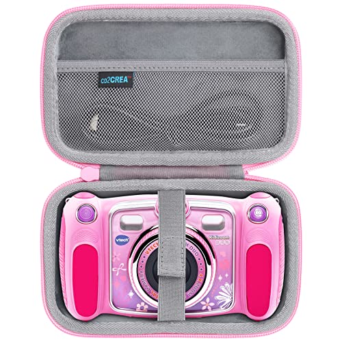 co2CREA Hard Travel Case for VTech Kidizoom Duo, Pix, Twist & Deluxe Cameras