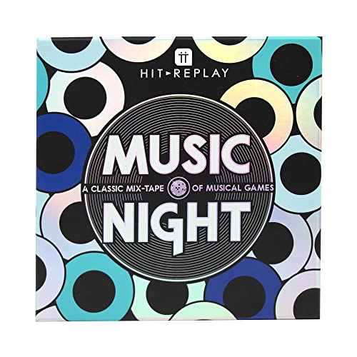 Talking Tables Music Night Game | Fun Games for Family & Friends, Includes Trivia & Karaoke, Purple