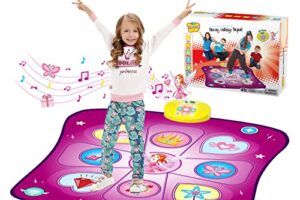 Dance Mat for Kids – LED Light Play Mat with Adjustable Volume & 3 Game Modes