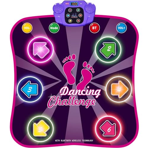 Light Up Dance Mat for Kids – Interactive Music Game Pad with Bluetooth & 5 Modes