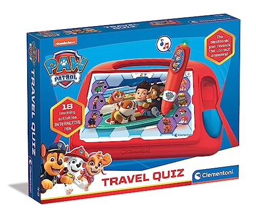 Clementoni Paw Patrol Interactive Learning Playtable with Quiz Pen for Ages 4-6