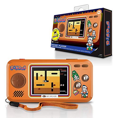 My Arcade Dig Dug Retro Player: 3 Classic Games in 1 Portable Device