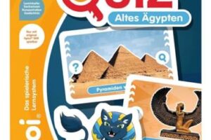 Ravensburger tiptoi Ancient Egypt Quiz Game, Fun Learning for 1-4 Players, Ages 6+